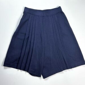 St. John’s Collection Skort Shorts Skirt Pleated Vintage 80s Preppy Stretch 6